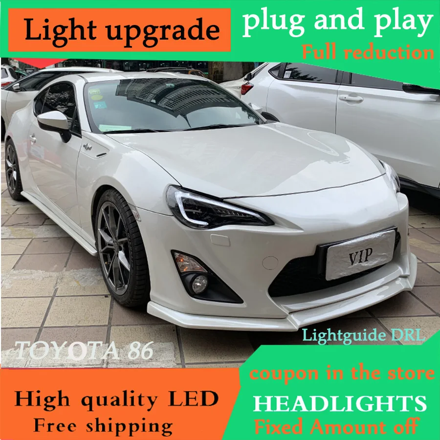 D-YL Стайлинг автомобиля для Toyota 86 фары 2012-2018 FT GT FT86 GT86 Subaru BRZ лампы светодиодные фар