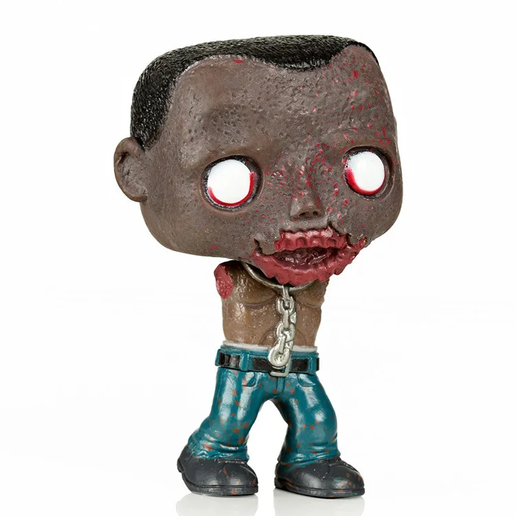 Неидеальный Funko поп б/у сериал Ходячие мертвецы Michonne Pet Walker 2 фигурка зомби декоративная модель игрушки дешево без коробки