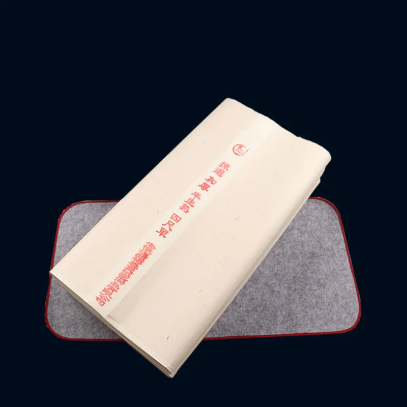 Рисовая бумага полуспелая Xuan каллиграфия обычная курсивная для письма сырая