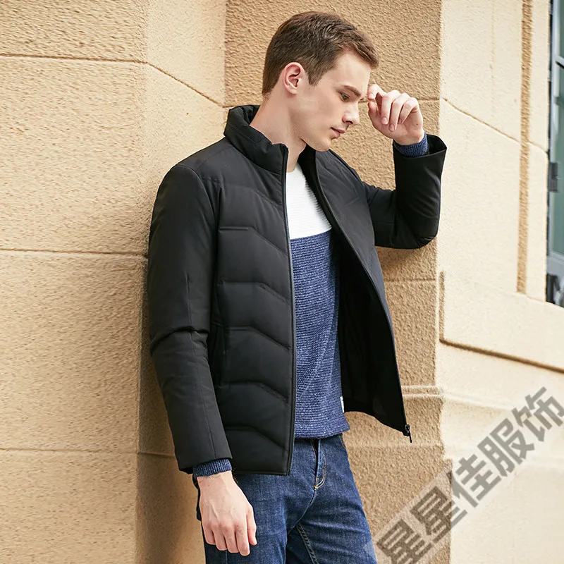 10XL 8XL зимняя куртка на утином пуху для мужчин 90% пуховая тонкая Ультра легкая с