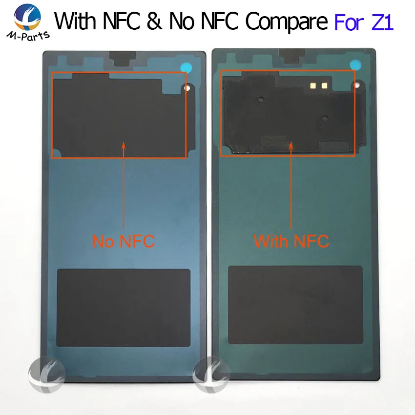 

Back Rear Glass Cover Housing For Sony For Xperia Z1 L39H C6903 C6902 Battery Door Lid Shell Case Replacement + LOGO + Adhesive