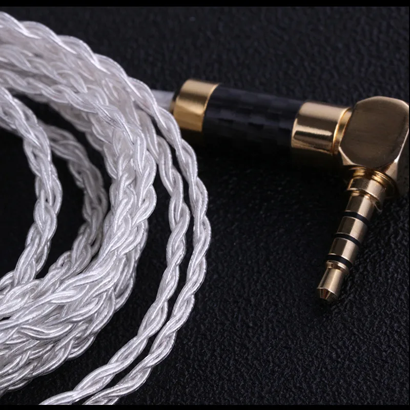 BGVP DIY 5N OCC DM5 кабель для наушников с посеребренным покрытием SE535 846 высокочастотный