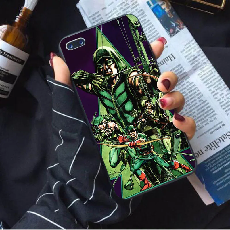 Чехол для телефона Зеленая Стрела, мягкий чехол для iphone 8 7 Plus X 6 6 S XS Max xr SE 10 5 5S, крутой дизайн, силиконовый чехол для мобильного телефона