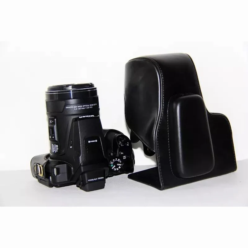 Чехол-сумка из искусственной кожи для камеры Nikon Coolpix P900s сумка цифровой P900 |