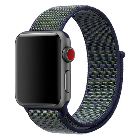 Midnight fog 9 Ремешок для apple watch band 42 мм 38 мм iwatch 4 band 44 мм 40 мм apple watch 4 3 2 1 нейлоновая петля спортивный браслет correa аксессуары - Цвет ремешка: Midnight fog 9