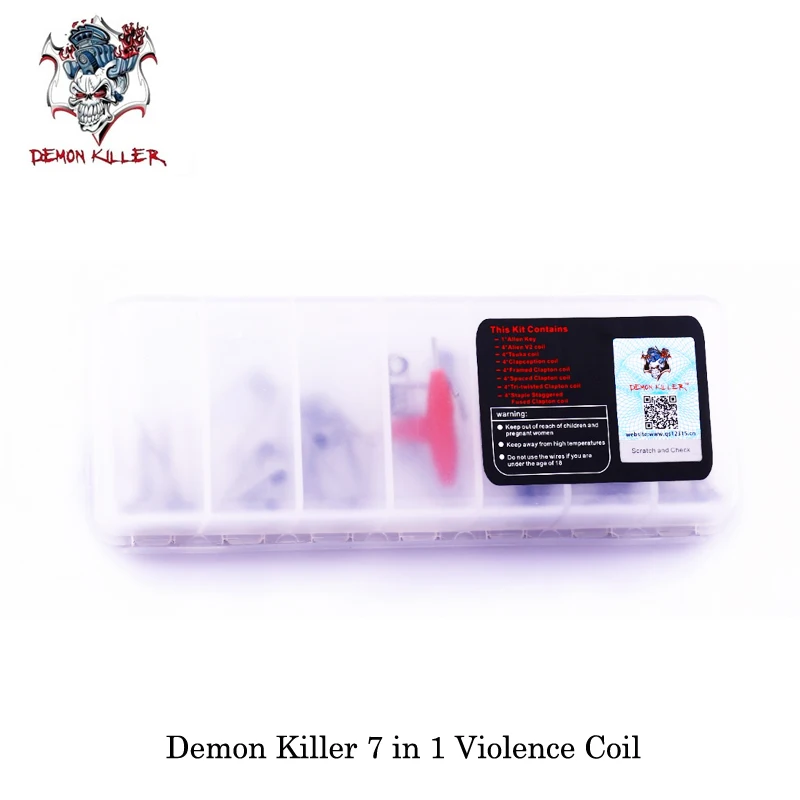 (28 шт./лот) электронная сигарета вейп Demon Killer 7 в 1 Катушка Для испаритель с емкостью