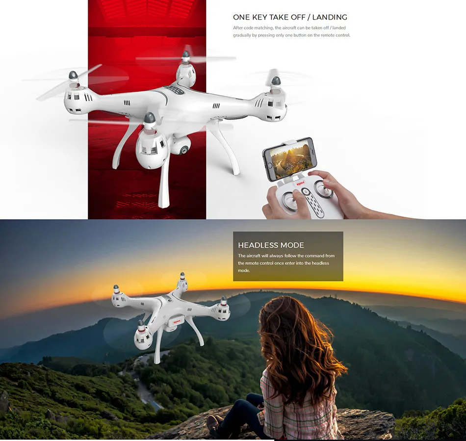 OTRC X8PRO gps Радиоуправляемый Дрон с Wifi камерой HD FPV селфи дроны 2,4G 4CH Профессиональный Квадрокоптер в реальном времени Вертолет SYMA