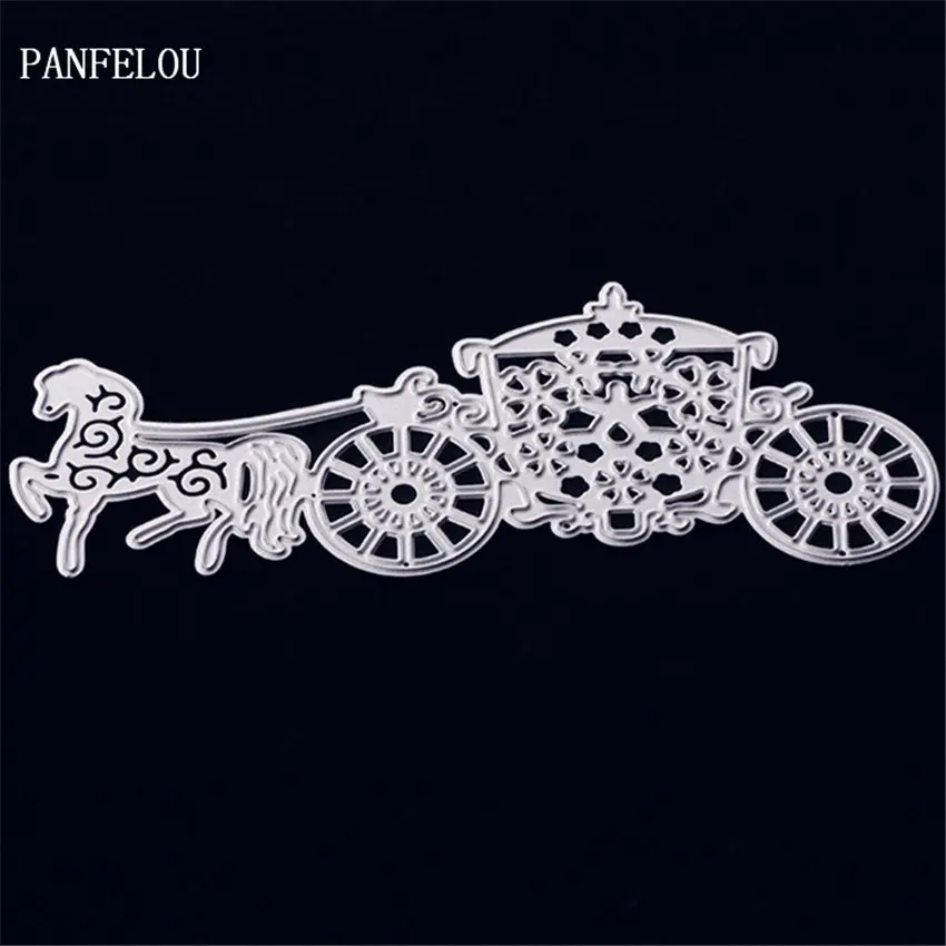 PANFELOU элегантные металлические изделия в виде каретки высекальные штампы для
