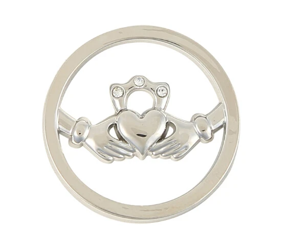 Винни дизайн ювелирных изделий 25 мм посеребренный диск для монет подходит оправы