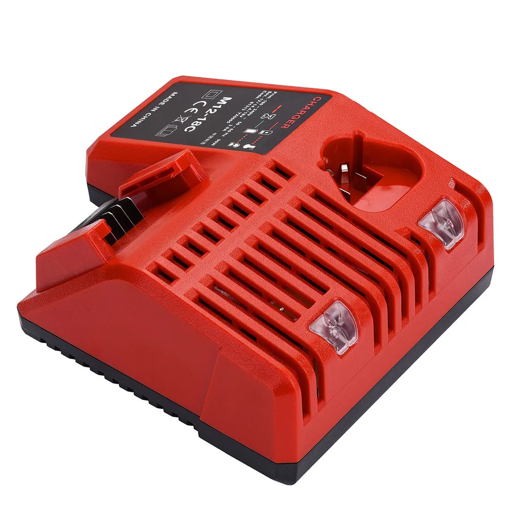 EPULA M12-18C Li-Ion Батарея Зарядное устройство 12V 14,4 V 18V для Милуоки M18 M14 M12 Батарея