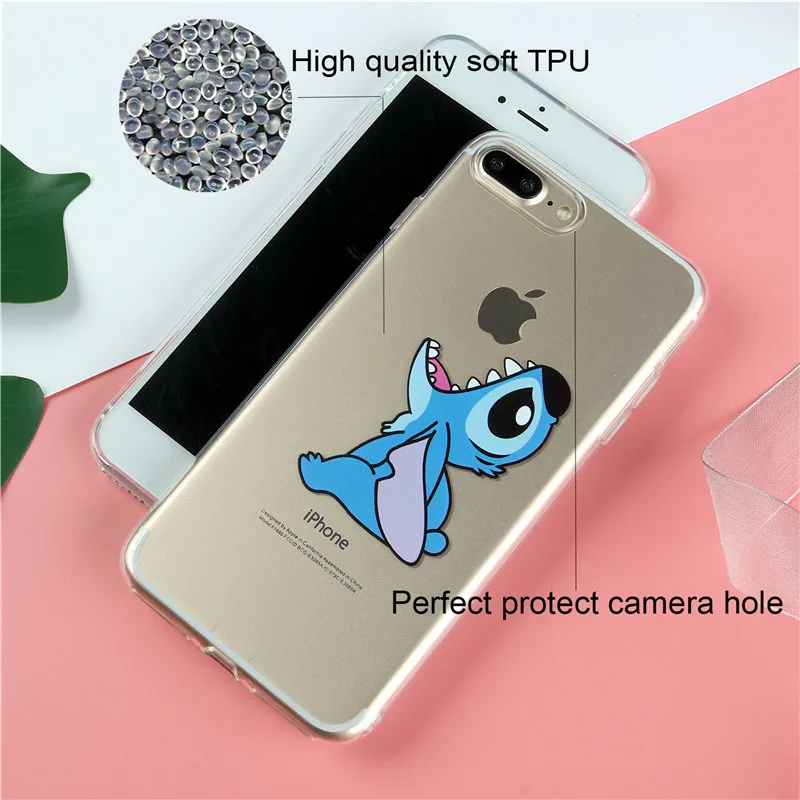 Милый мультяшный чехол для телефона для iPhone 11 Pro Max 6 6s 7 8 plus X Xr Xs Max 5S se силиконовый мягкий ТПУ чехол s для iPhone 7 забавные чехлы
