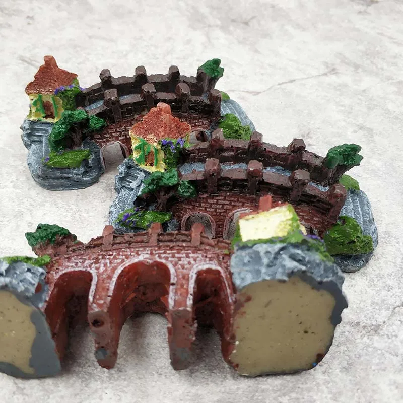 Аквариумное украшение из смолы искусственная черепаха альпинизм Тройной мост