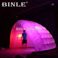 hot sale 5mw air half dome inflatable tent with led lights inflatable party wedding tent exhibition booth tent muntifunctional