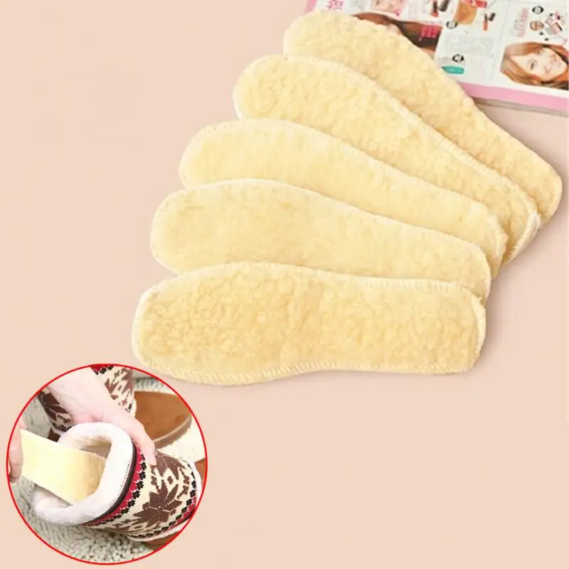 Зимняя теплая плюшевая шерстяная обувь на меху Удобные стельки мягкие