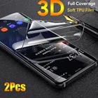 2 шт 3D мягкая силиконовая ТПУ Прозрачная пленка для Samsung Galaxy S10 S9 S8 Plus A8 A6 A9 2018 M20 Защитная пленка для экрана полное покрытие S10 S10e