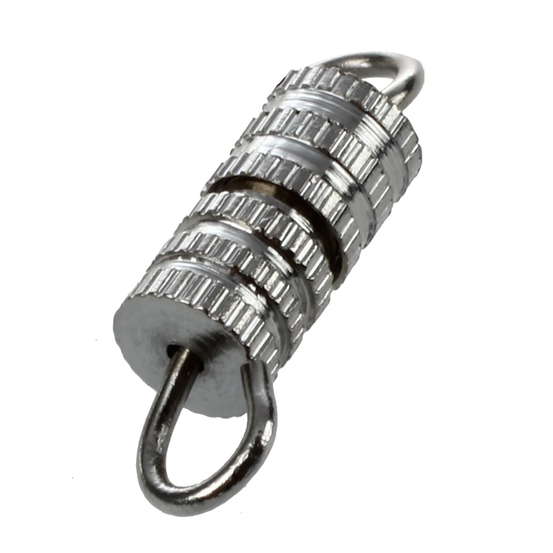 

Lot of 25 Silver-color Tone Metal Necklace Screw Clasp 9x4mm HOT