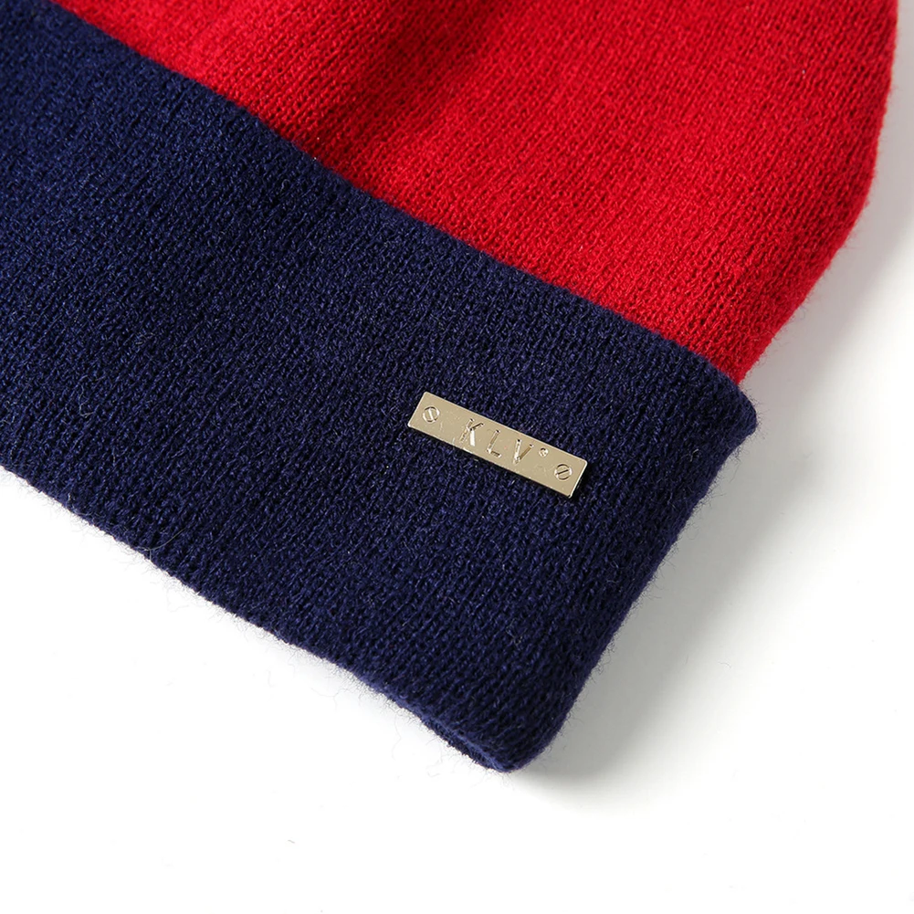 

1pc Double Color Beanie Cap Knitting Autumn Winter Warm Men Women Skiing Hat