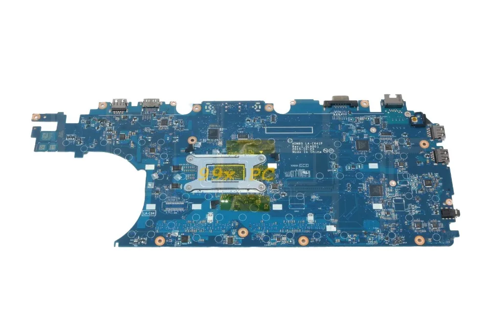 Ноутбук материнская плата для Dell Latitude E5570 Материнская ноутбука W/I5-6200U Процессор