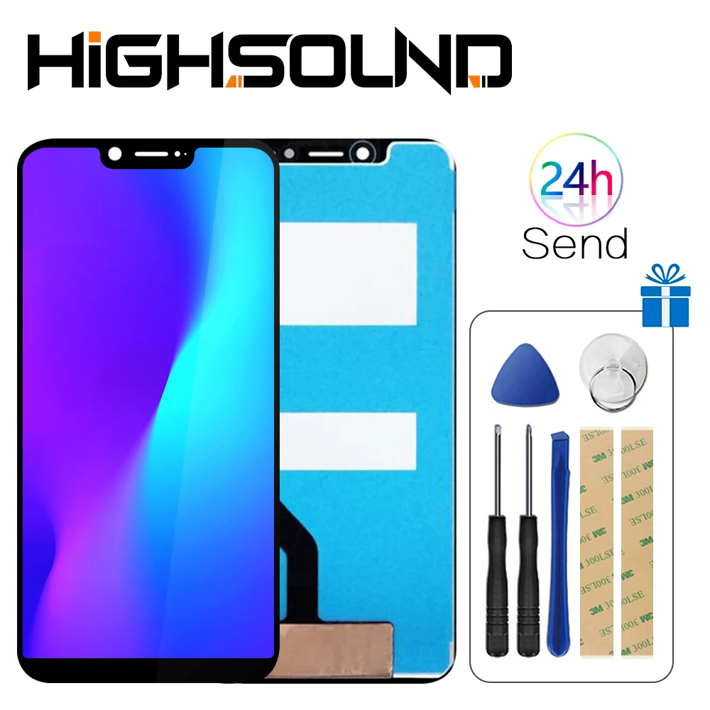 ЖК дисплей и тачскрин 5 9 дюйма Fro UMIDIGI ONE 100% оригинальный испытанный дигитайзер