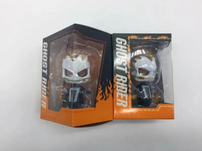 ALEN Ghost Rider Bobble Head куклы из ПВХ фигура Коллекционная модель игрушки 12 см 2 стиля