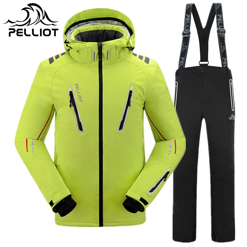 Пелльо Марка Лыжный костюм Для мужчин высокое качество Водонепроницаемый