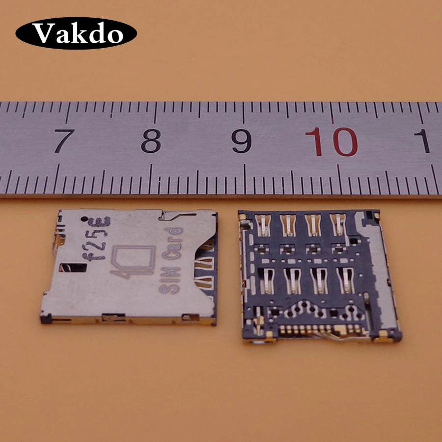 

2pcs/lot New SIM Card Reader Holder Socket Connector replacement for HTC ONE S Z520E 8S A620E A620D A620T A620 Z520 ONES