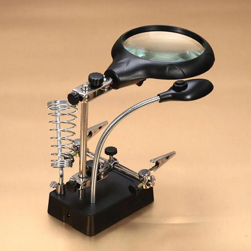 Увеличительное стекло со светодиодный ной подсветкой 2 5x-10X | Инструменты