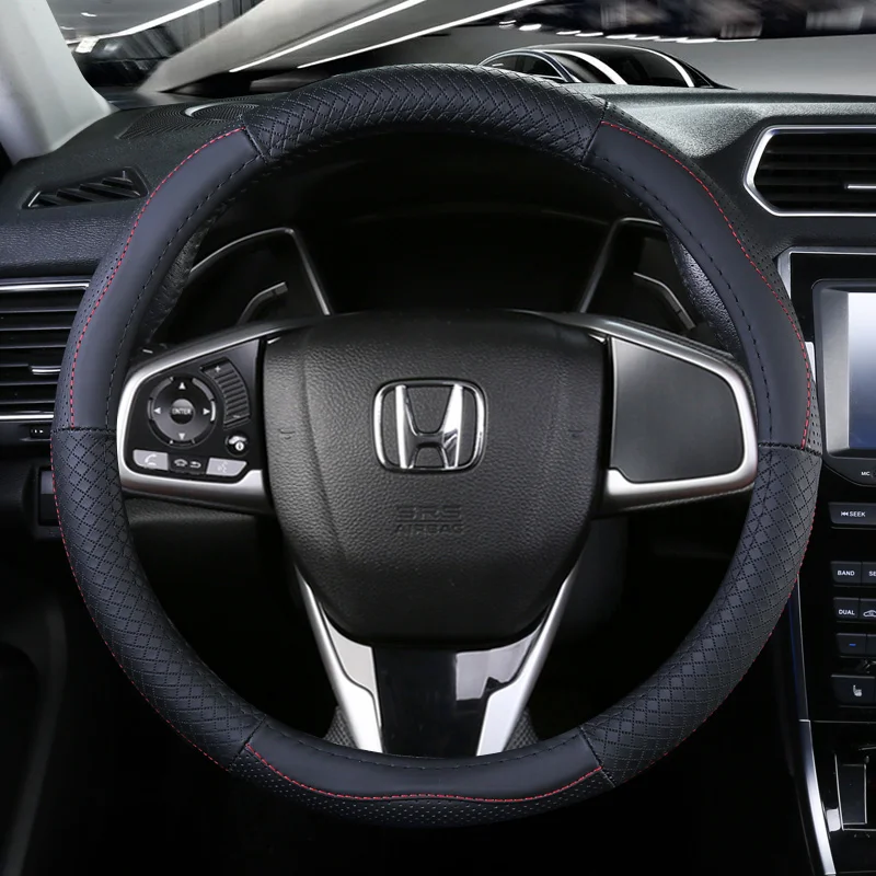 Верхние кожаные чехлы на руль для Honda Passport Pilot Vezel автомобиля с. | Автомобили и