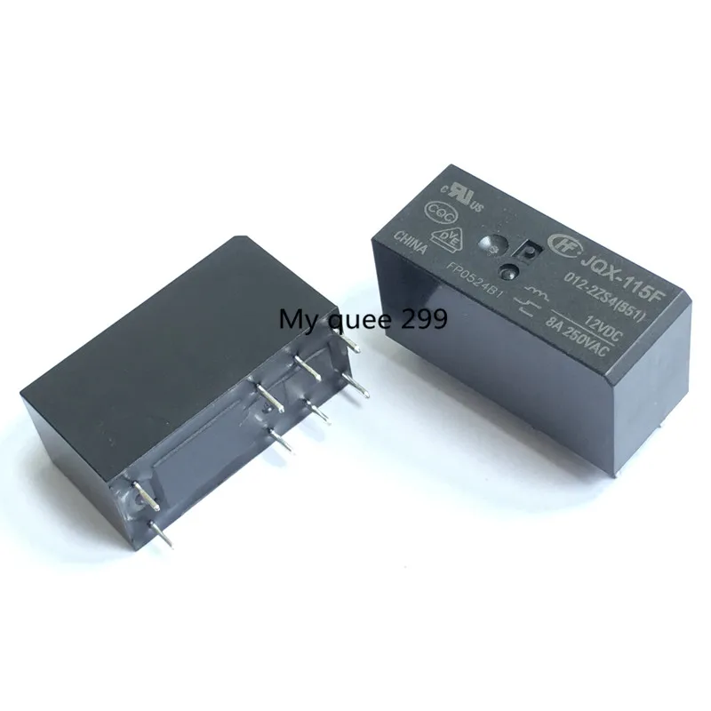 10 шт./лот реле JQX-115F/012-2ZS4 JQX-115F-012-2ZS4 8A 8PIN два открытых закрытых | Обустройство дома