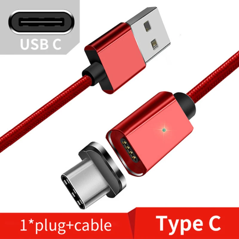 Магнитный кабель Micro USB для быстрой зарядки Type C зарядный передачи данных usb шнур