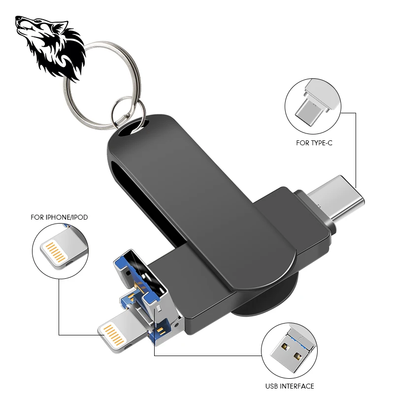 Новый Usb 3 0 OTG USB флеш накопитель для iPhone/Tablet/PC 8 ГБ 16 32 64 Гб 128 высокоскоростной