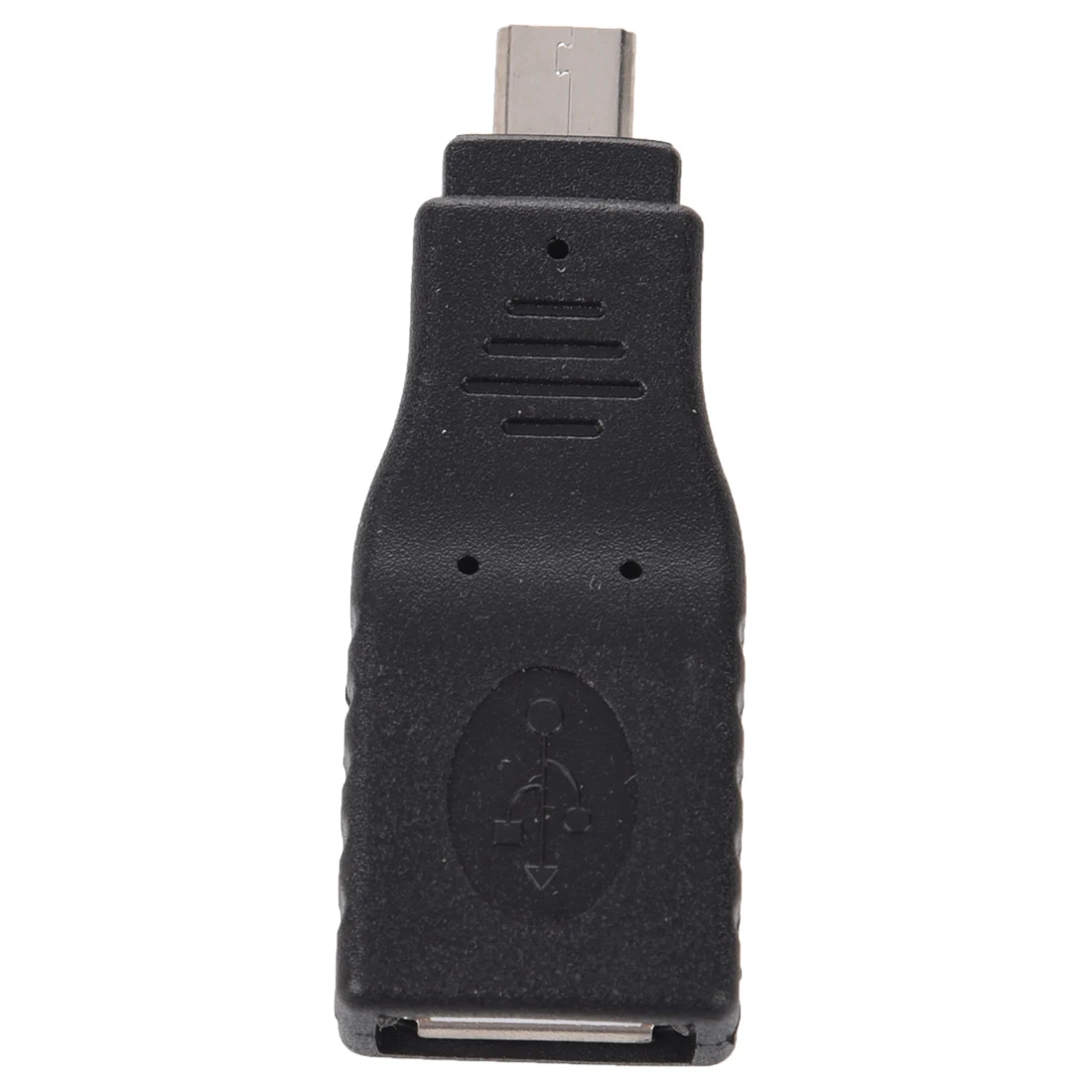 Адаптер OTG (On - The Go) USB A вогнутый к mini B выпуклая черная | Электроника