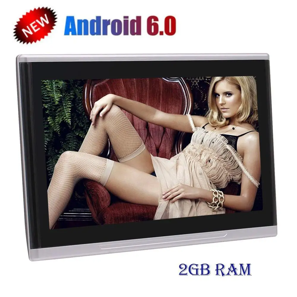 Android 6 0 Автомобильный подголовник 10 1 ''автомобильный монитор ультра тонкий ЖК