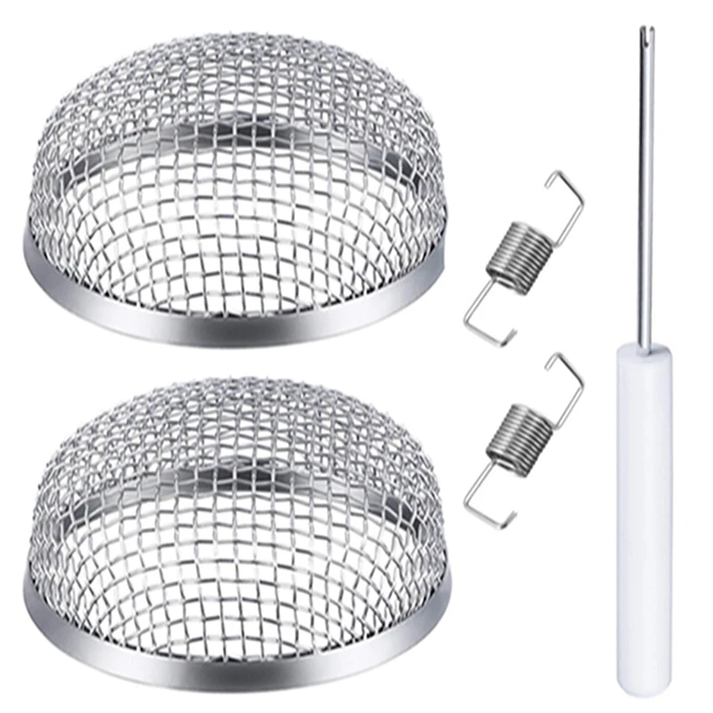 2pcs Vent Covers Insect Stainless Steel Silver Net Accessories Tools Bugs Kit | Автомобили и мотоциклы