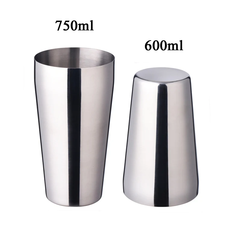 750ml 600ml Cup IYouNice 12 шт./компл. шейкер комплект Бармен Комплект шейкеры Нержавеющая сталь бар набор инструментов Бармен Комплект с винный шкаф - Цвет: 750ml 600ml Cup