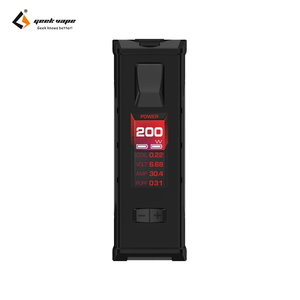 Оригинальный 100 Вт Geekvape Aegis Legend Box Mod 200 TC MOD питание от двух батарей 18650 для Zeus RTA