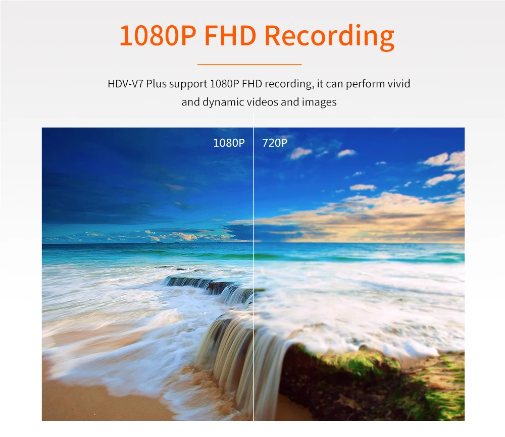 Ordro V7 Plus 1080P видеокамера Full HD видеокамера 16X цифровой зум 3,0 дюймов сенсорный экран Инфракрасный микрофон ночного видения