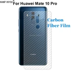 Прочная защитная пленка для задней панели экрана (не закаленное стекло) для Huawei Mate 10 Pro, 10Pro, 6,0 дюйма, 3D, с защитой от отпечатков пальцев, из углеродного волокна