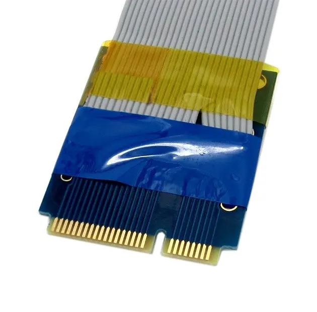 Flexible Mini PCI Express PCI-e Mini Card Extender 52pin Male to Female Extension FFC Cable