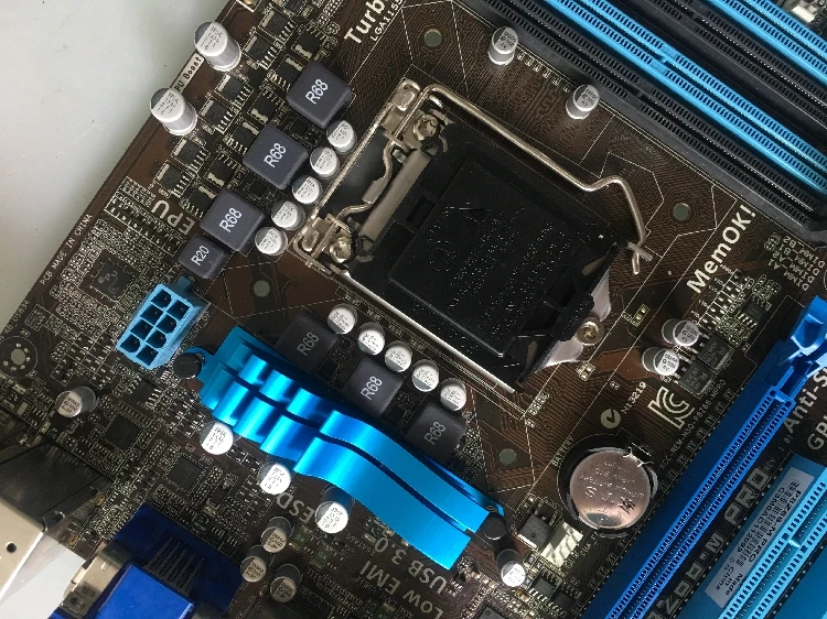 ASUS P8Z68-M PRO оригинальная материнская плата LGA 1155 DDR3 USB2.0 32 Гб DVI VGA HDMI Z68 б/у настольная материнская плата