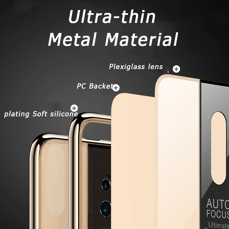 Зеркальный чехол для Oppo Reno 6 4 'R17 Pro RX17 R9S Plus F9 A7X R15 Dream Plating PC в 1 задняя крышка