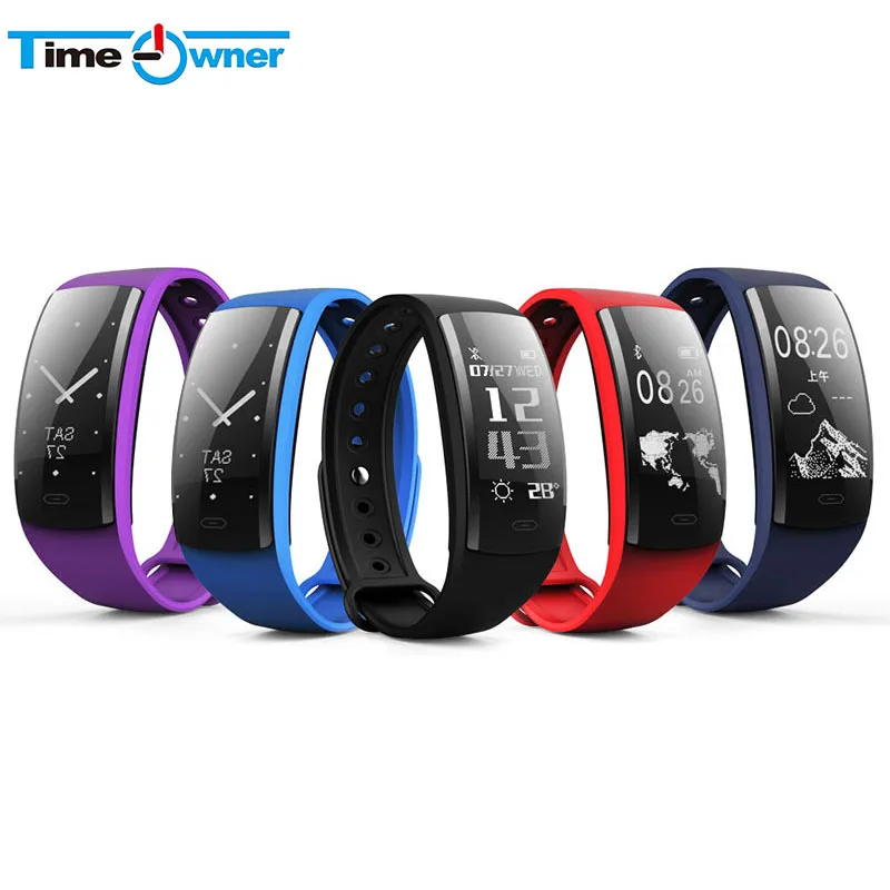 TimeOwner QS90 Smart Напульсники крови кислородом Давление Для мужчин женщин Smartband трекер
