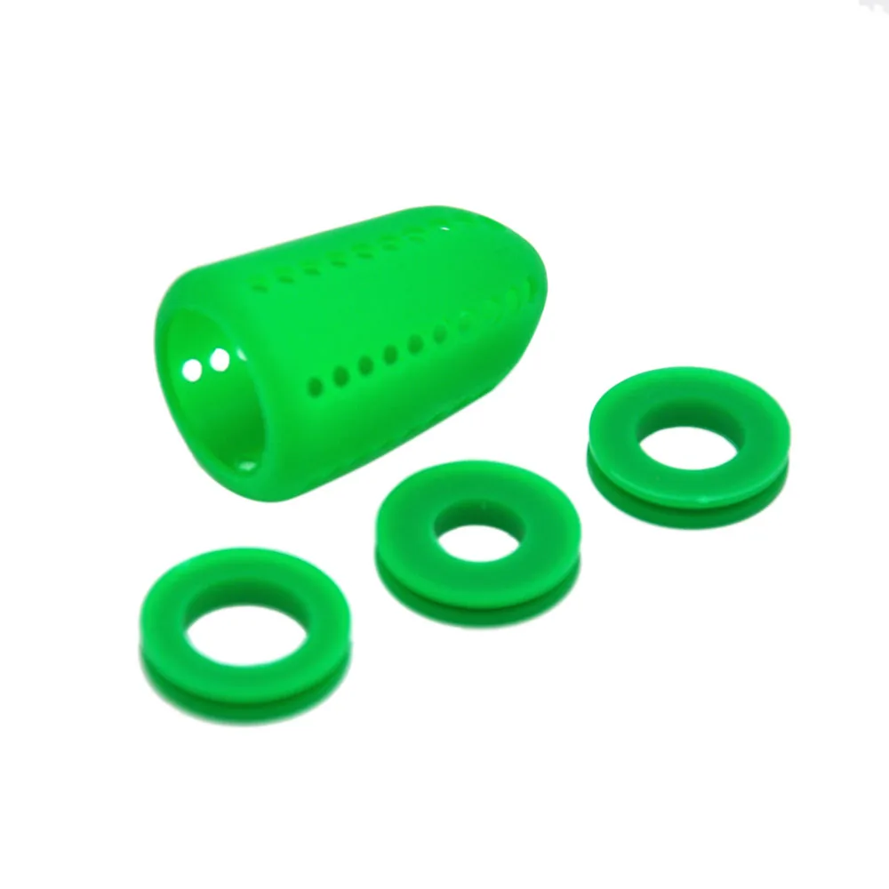green COURNOT красочный кальян глушитель шум Deadener глушитель кальян комплект аксессуаров Nargila - Цвет: green