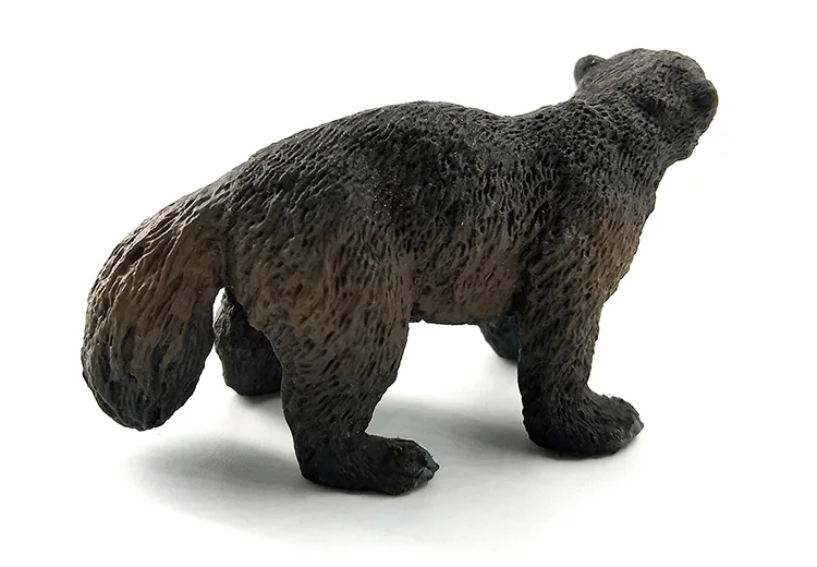 Моделирование леса диких животных модель один кусок Барсук Росомаха Anteater Beaver Bear фигурка ПВХ игрушка фигурка подарок для детей