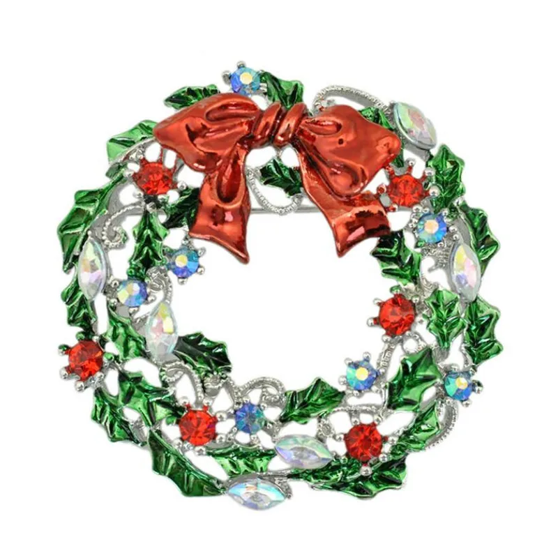 2017 новая зимняя коллекция Рождественская Брошь булавка Снеговик Санта Клаус