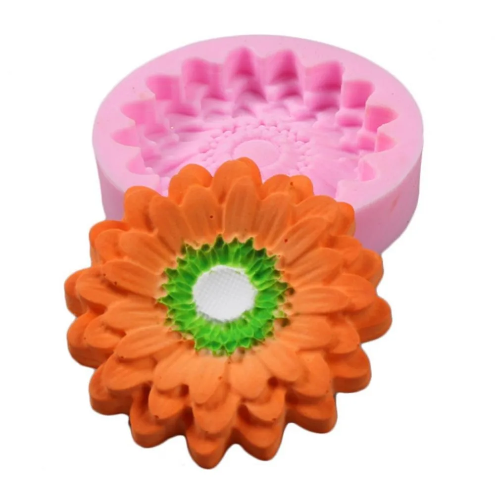 Силиконовая форма в форме маленькой лилии пиона для мастики шоколада мыла формы