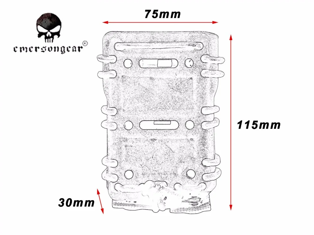 EmersonGear G-код стиль 5 56 мм тактическая быстрая магнитная винтовка сумка для