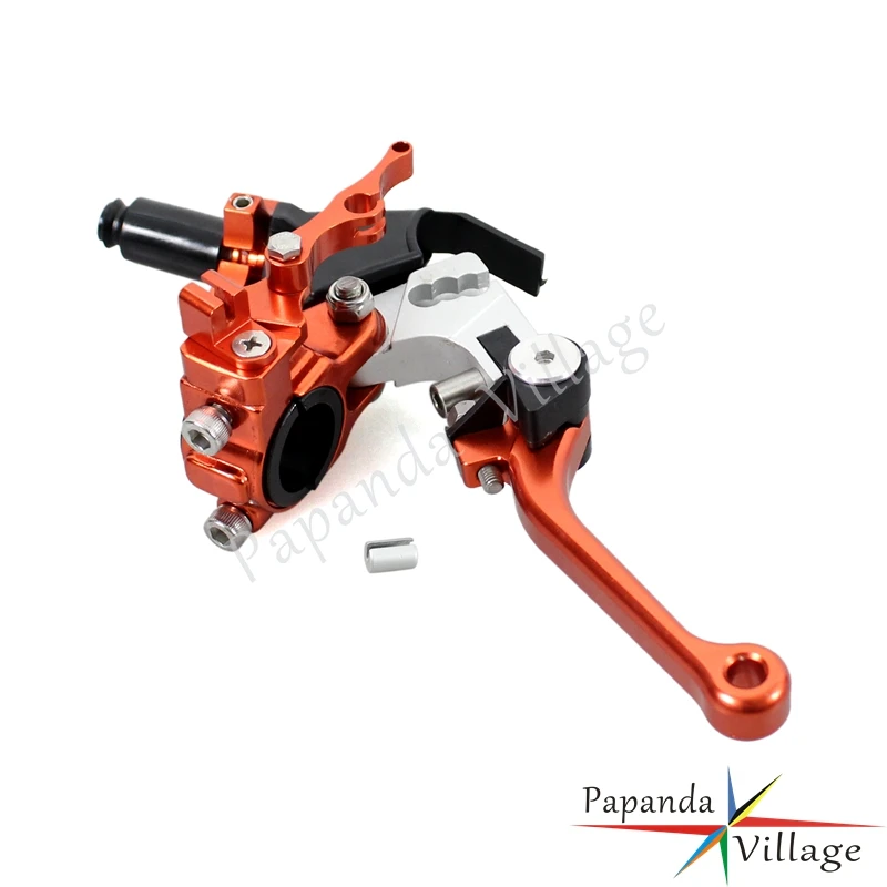 Papanda мотоцикл оранжевый 7/8 &quotРегулируемый складной рычаг сцепления для Kawasaki KX65 80
