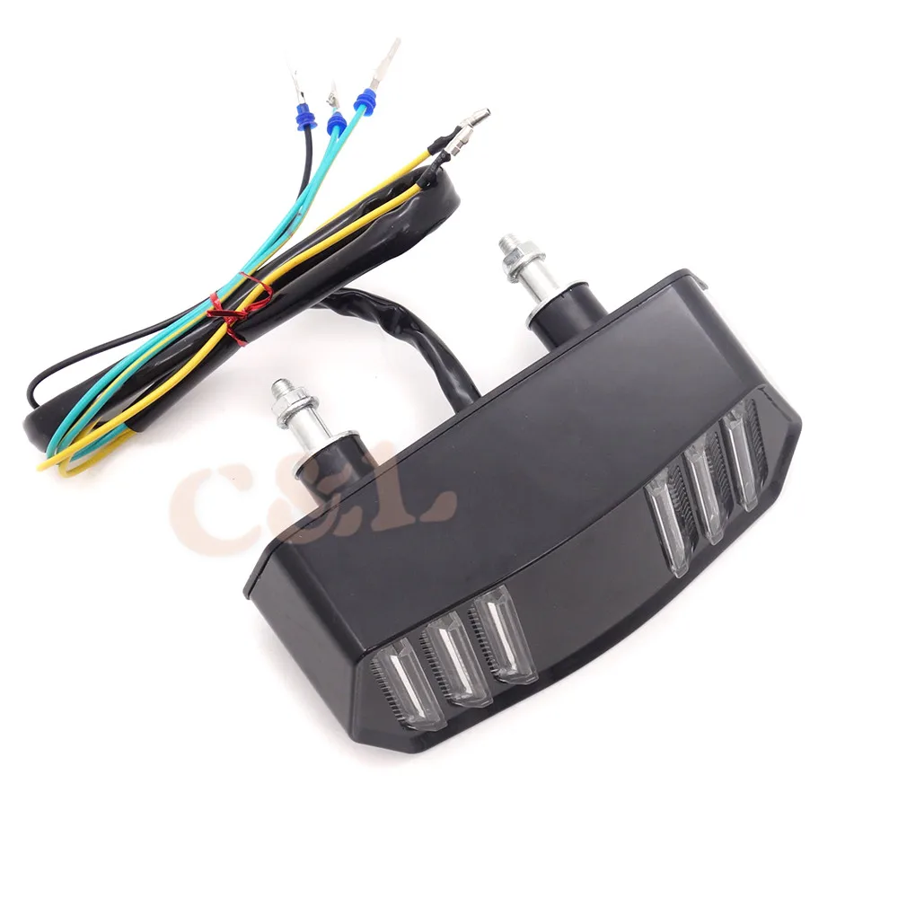 Черный светодиодный задний тормоз для мотоцикла указатели поворота Honda gom MSX 125