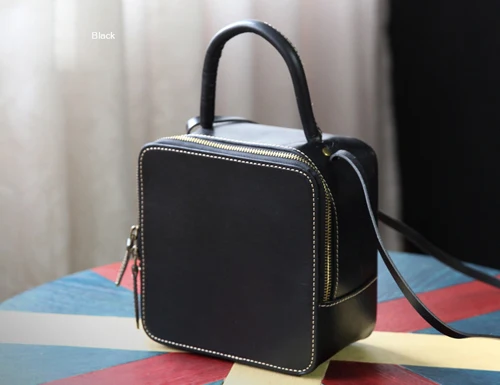 Black YIFANGZHE женские сумки из натуральной кожи, маленькие сумки через плечо для девочек, кошельки/сумки через плечо с регулируемым ремешком - Цвет: Black